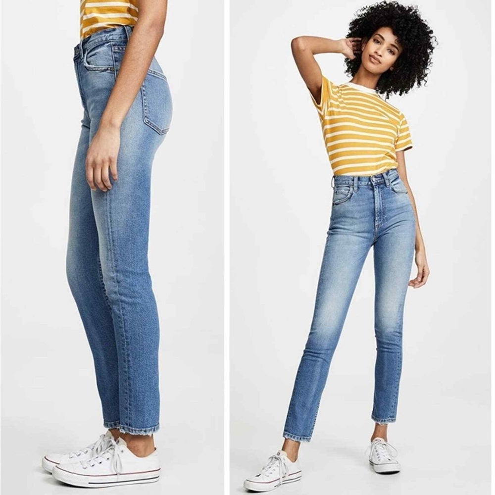 Boyish The Zachary High-Rise Skinny Jeans In Best Foot Forward View 3